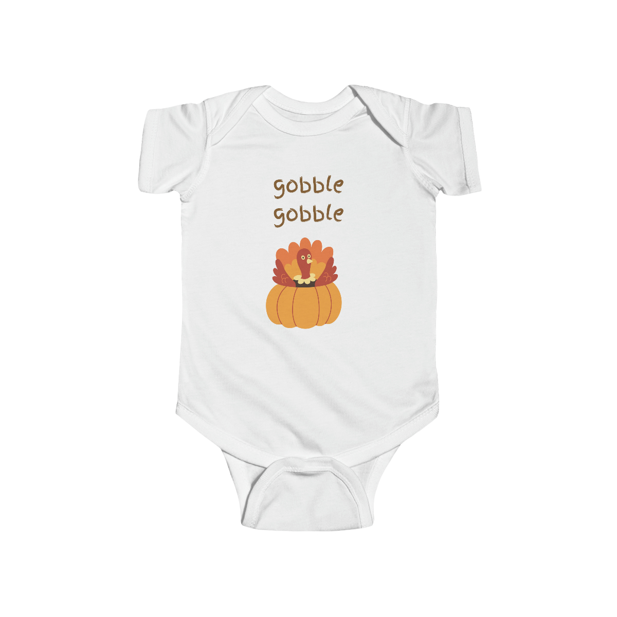 Baby Tee – Short Sleeve – Gobble Gobble Turkey