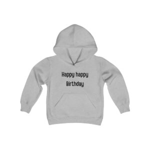 Youth Heavy Blend Hooded Sweatshirt – Happy happy birthday
