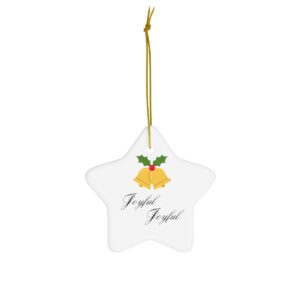 Ceramic Ornament – Joyful, joyful